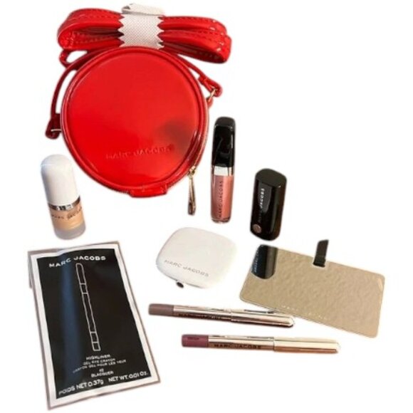 Marc Jacobs Red Crossbody Canteen Bag Bundle NWT - Picture 2 of 2